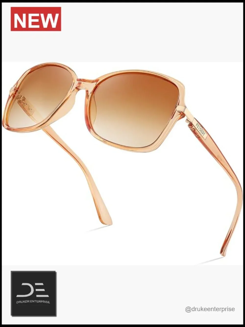Vintage Square Polarized Sunglasses with UV400 Protection